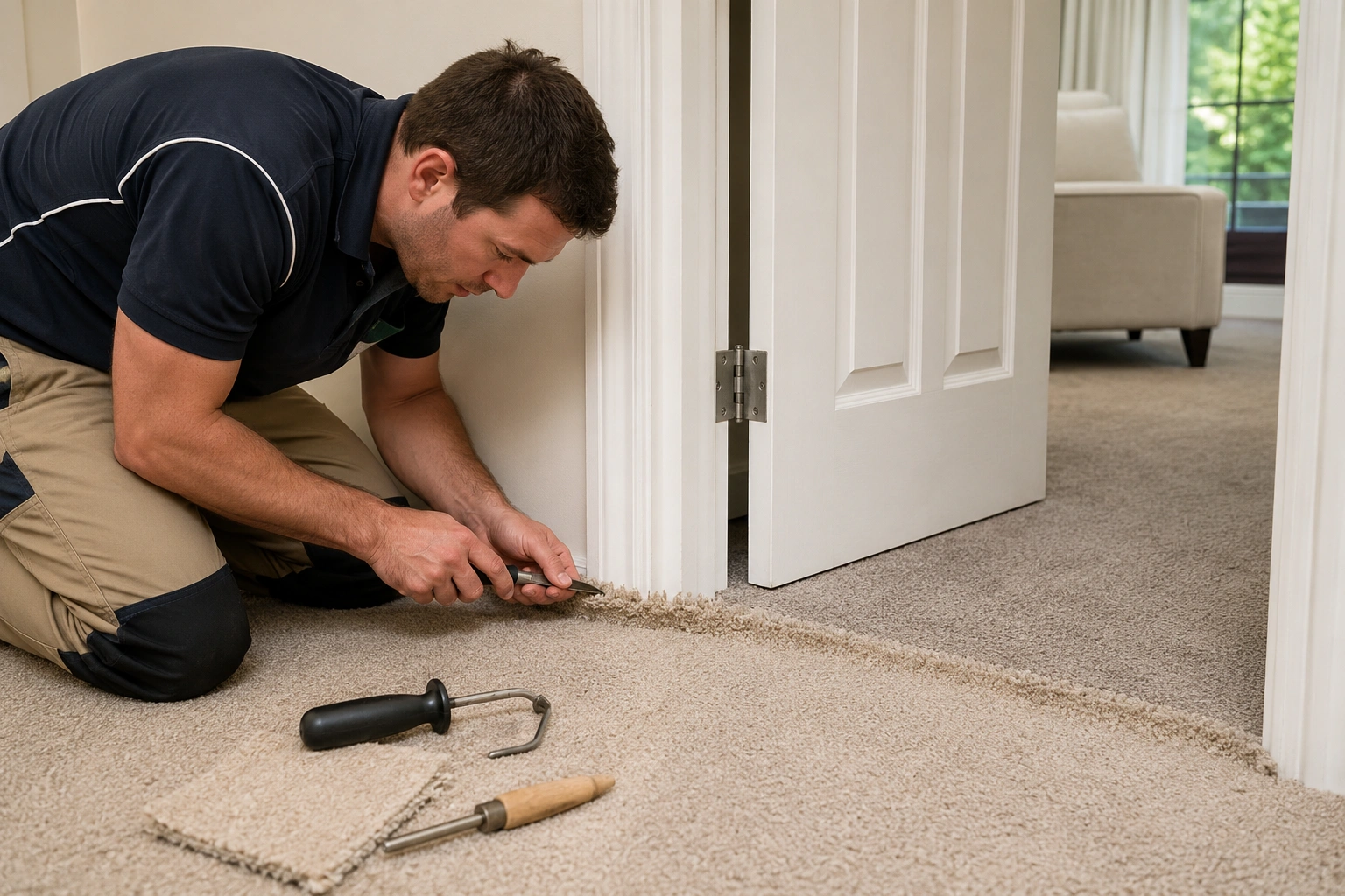 Carpet Repair crew working in Kealba